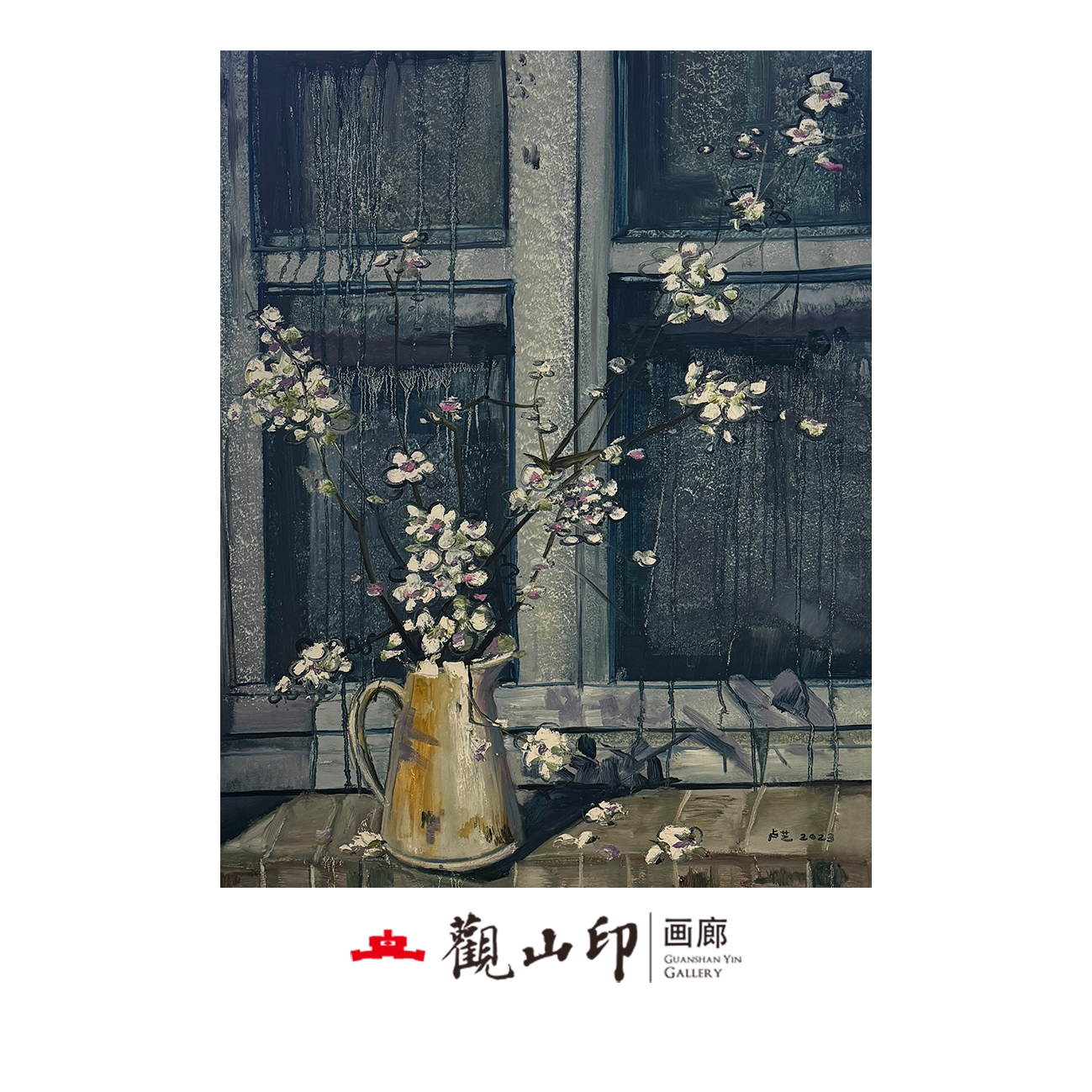 LY原创手绘油画100x80cm法式简约风卧室沙发背景挂画5305