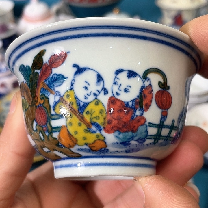 景德镇陶瓷主人杯12333