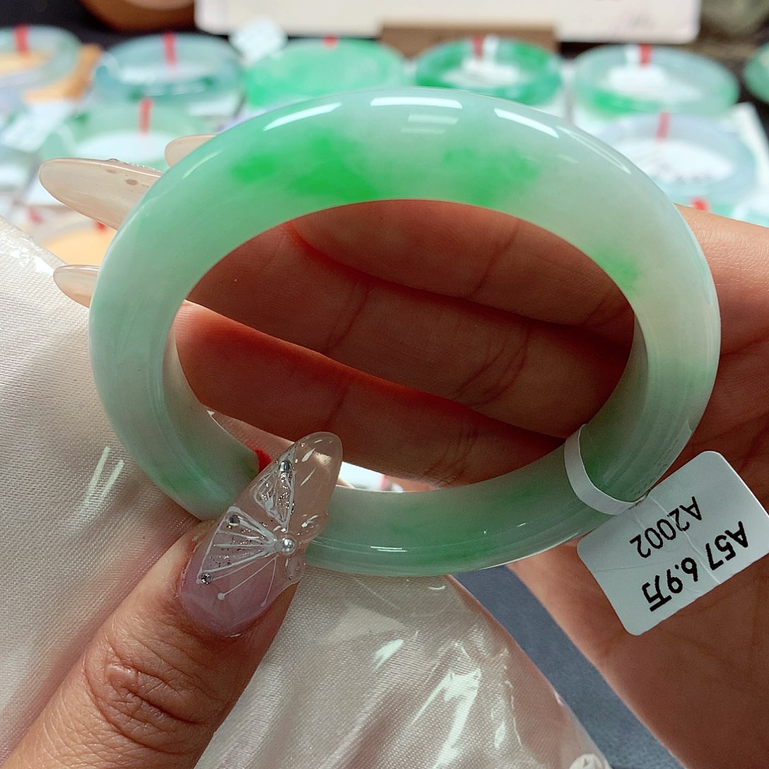 翡翠手镯未镶嵌（85号）66