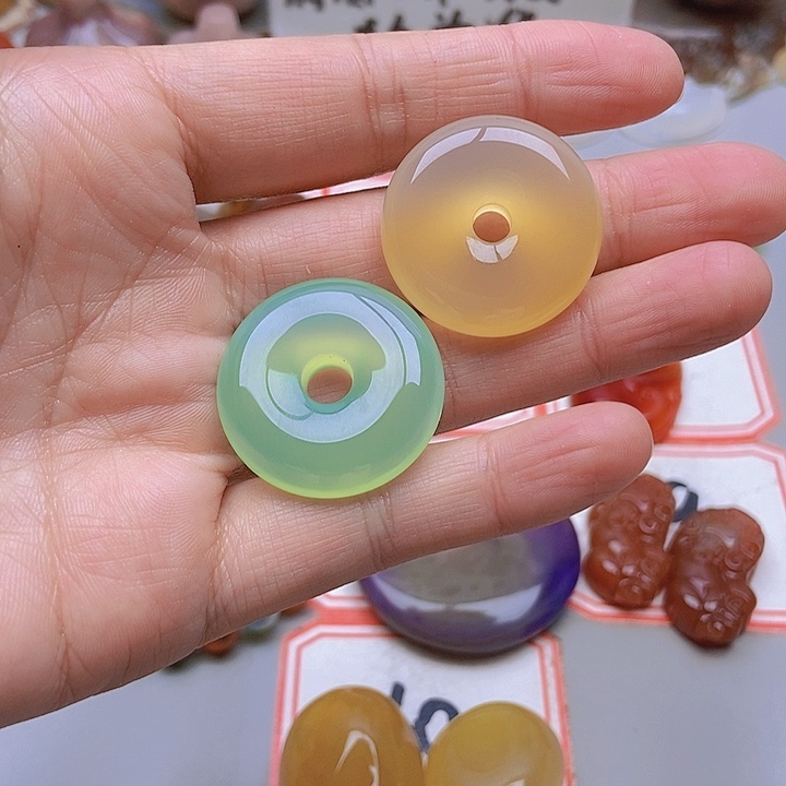 【闪购商品】未镶嵌玛瑙/玉髓珠宝半成品小*