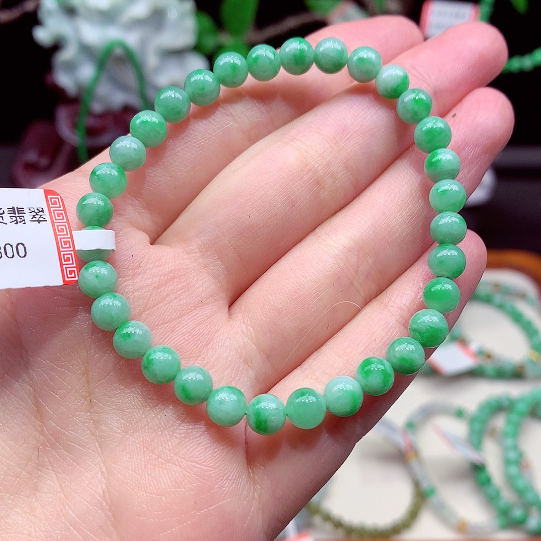 未镶嵌手链翡翠翡翠