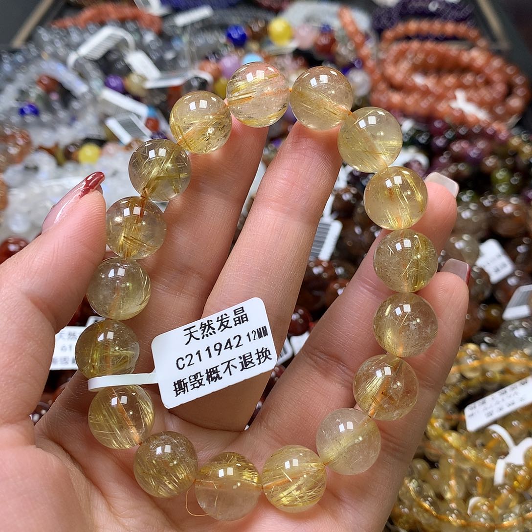 水晶手链未镶嵌，