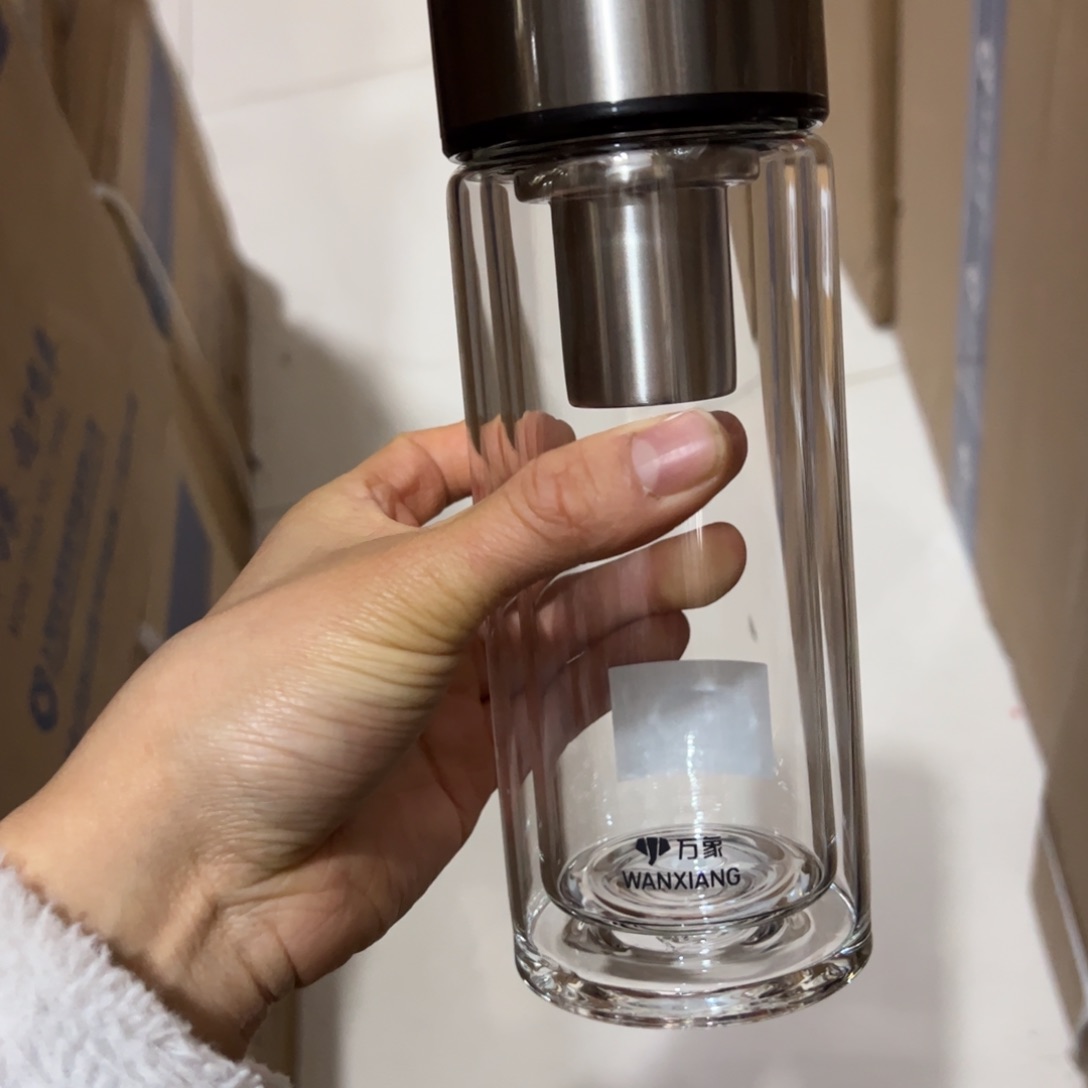 V303双层玻璃杯万象315杯套