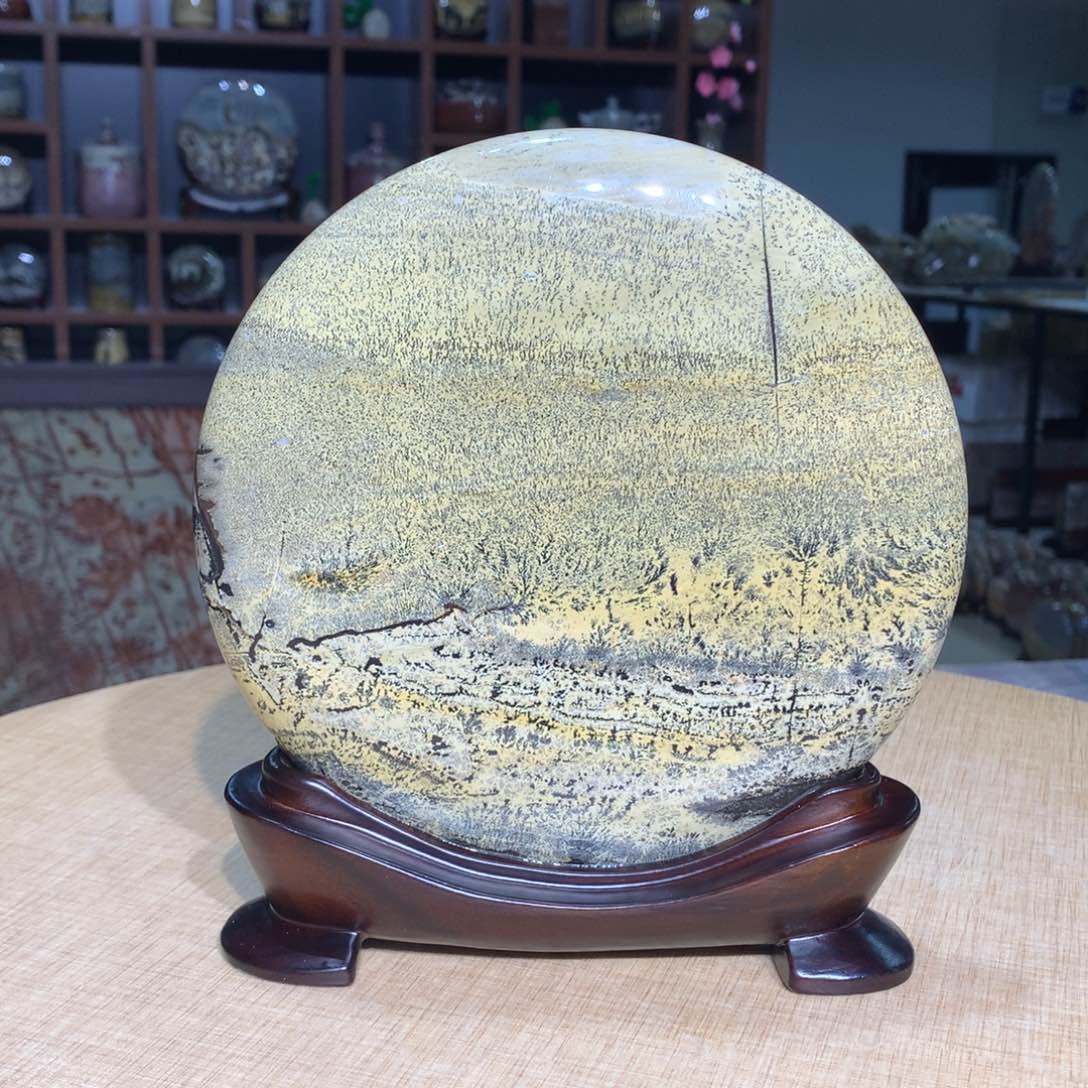 紫砂广西国画石，观赏