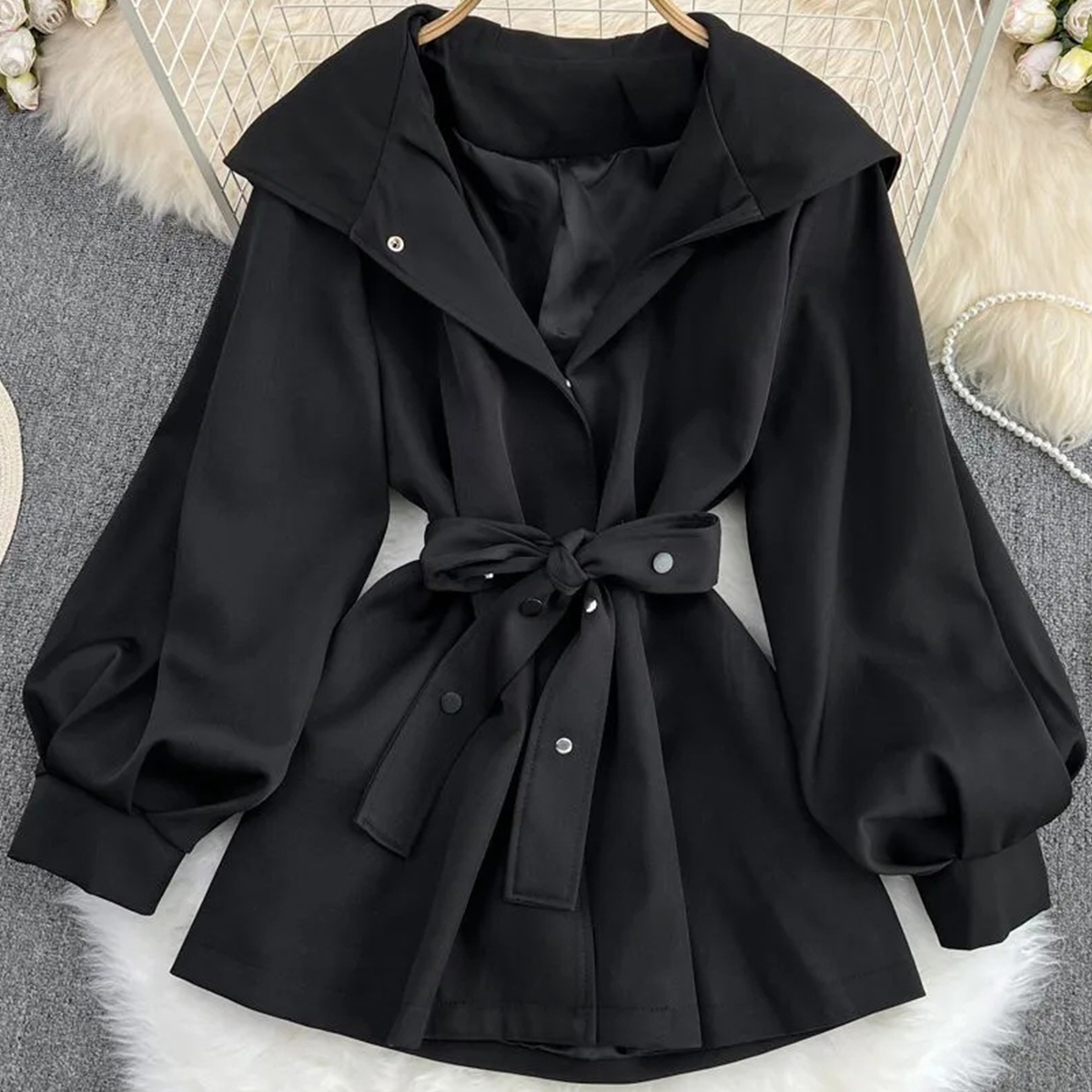 佳傲时尚铺女装时尚精品风衣