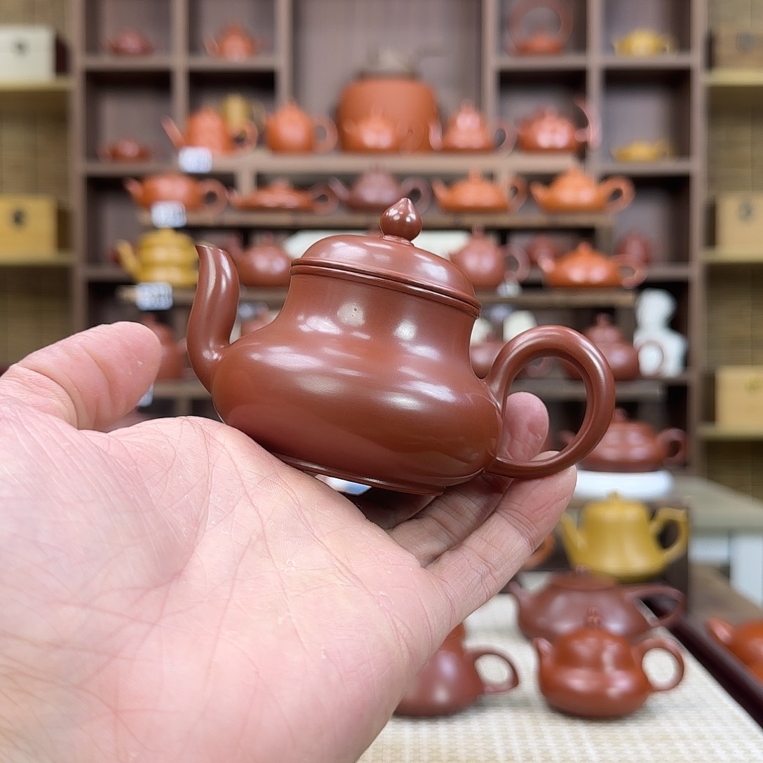 紫砂茶壶潮州手拉壶潮州手拉壶君德