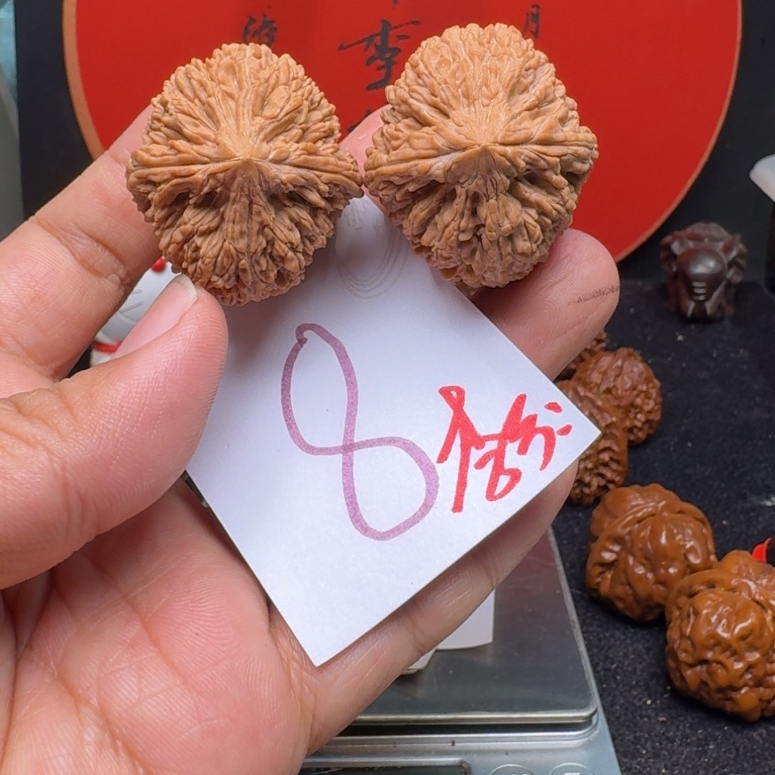 文玩核桃把件37大蒜头