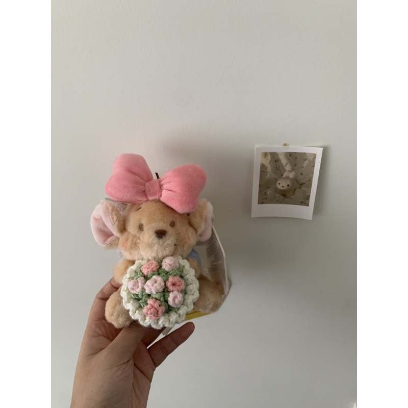 正版带防伪-捧花小豆浪漫版挂件