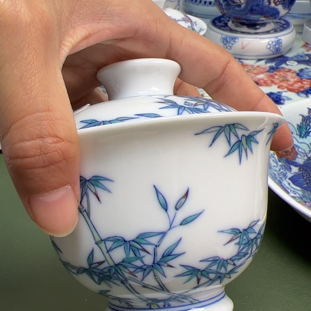 杯景德镇纯手绘茶具 96