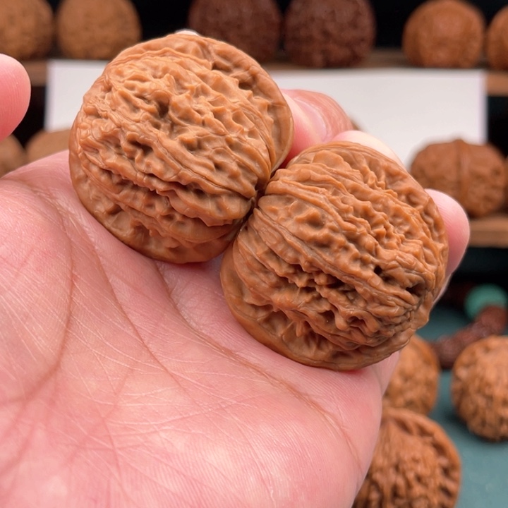 文玩核桃把件文玩核桃平谷四座楼