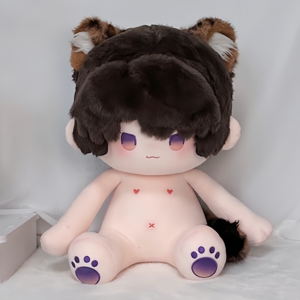 现货  恋与深空夏以昼豹子哥哥棉花娃娃40cm坐姿