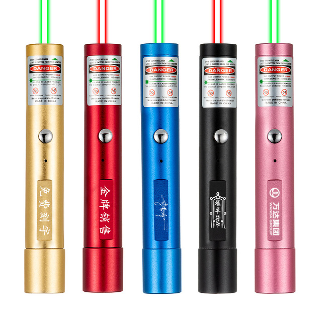 USB充电射笔售楼 绿光激光手电 售楼部沙盘户外工程驾校指挥激光