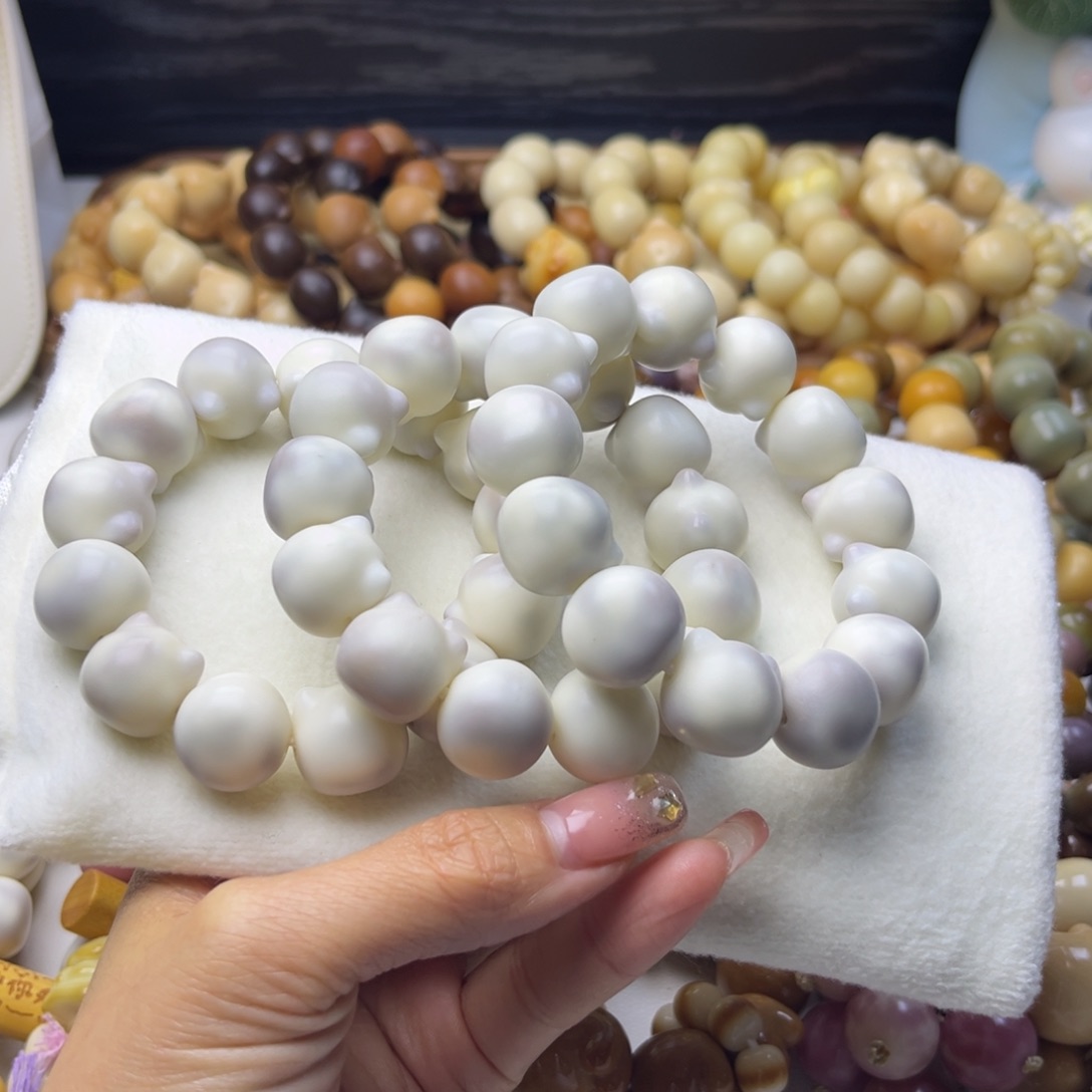 手串菩提根/象牙果猫头菩提18mm一串