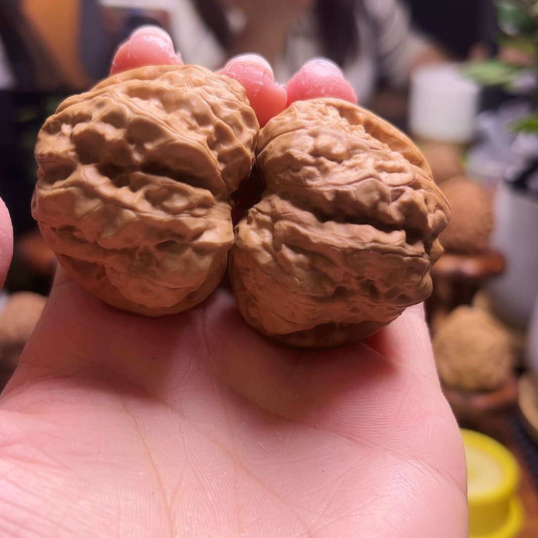 文玩核桃把件43尺蛤蟆45