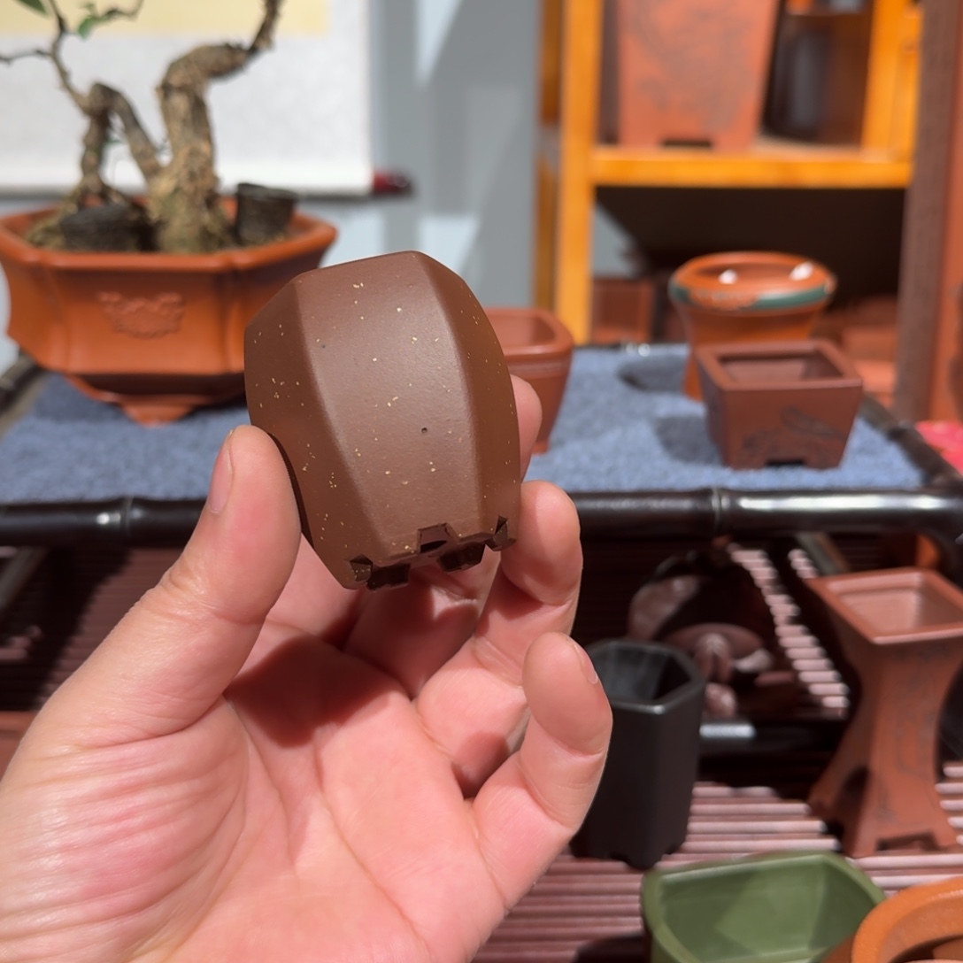 水***珑花盆紫砂原矿紫泥