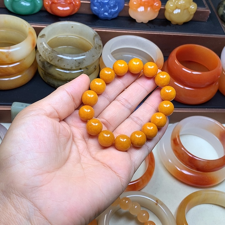 石英质玉未镶嵌手串