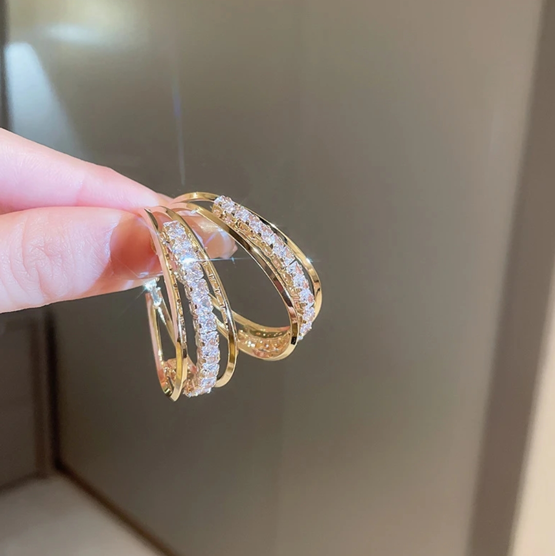 新款轻奢小众设计感耳饰（38363）