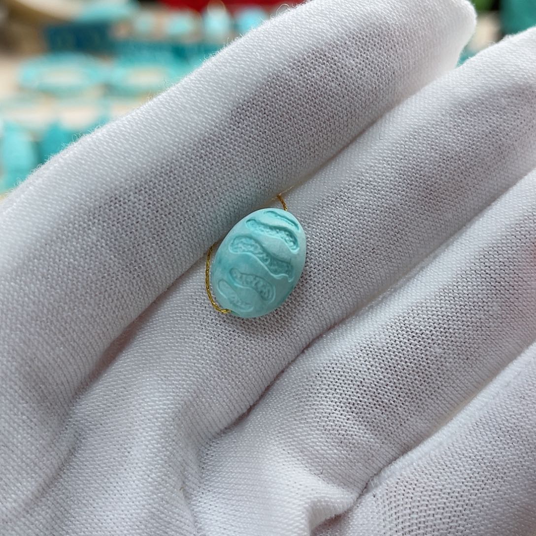 绿松石珠宝奇石未镶嵌