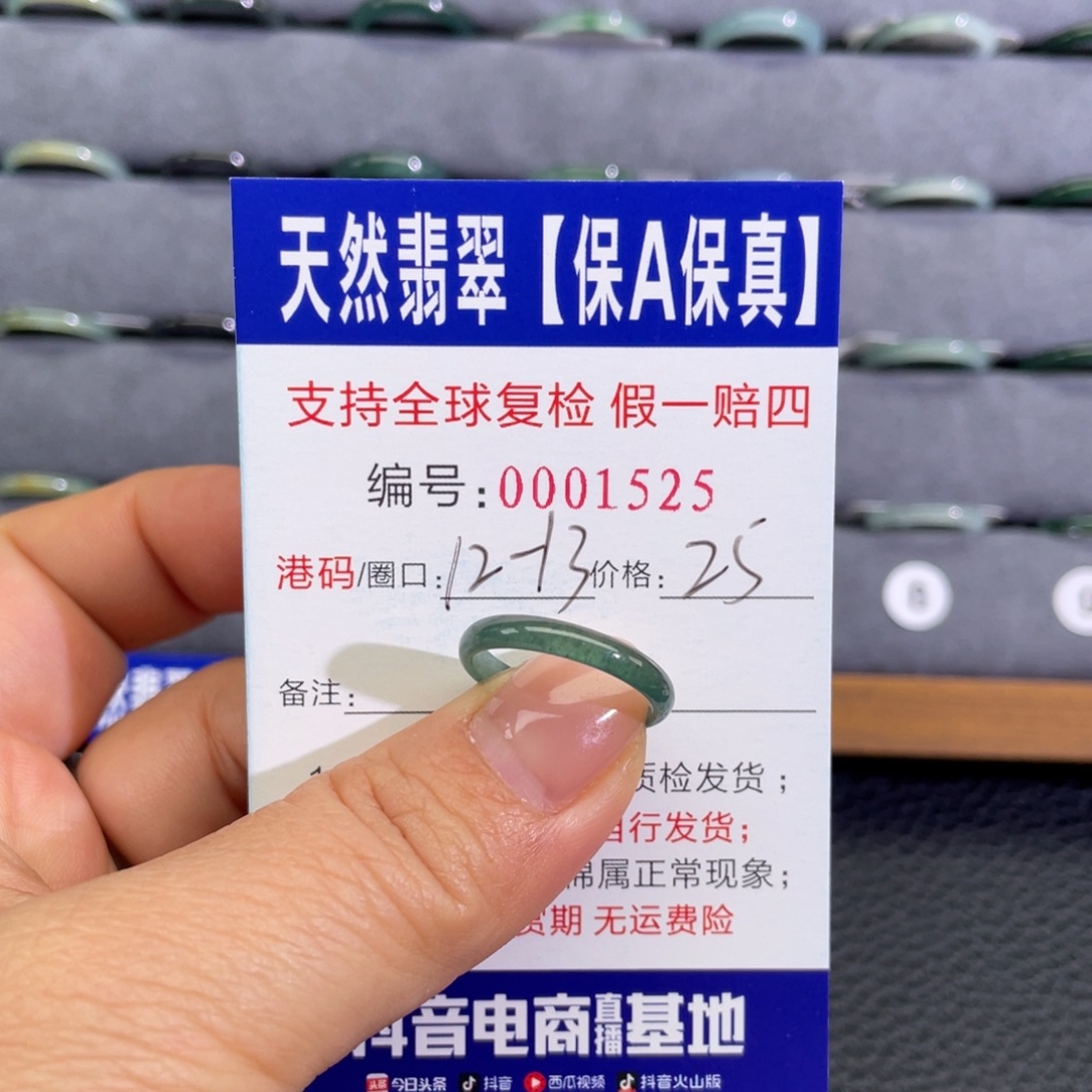 翡翠未镶嵌戒指998