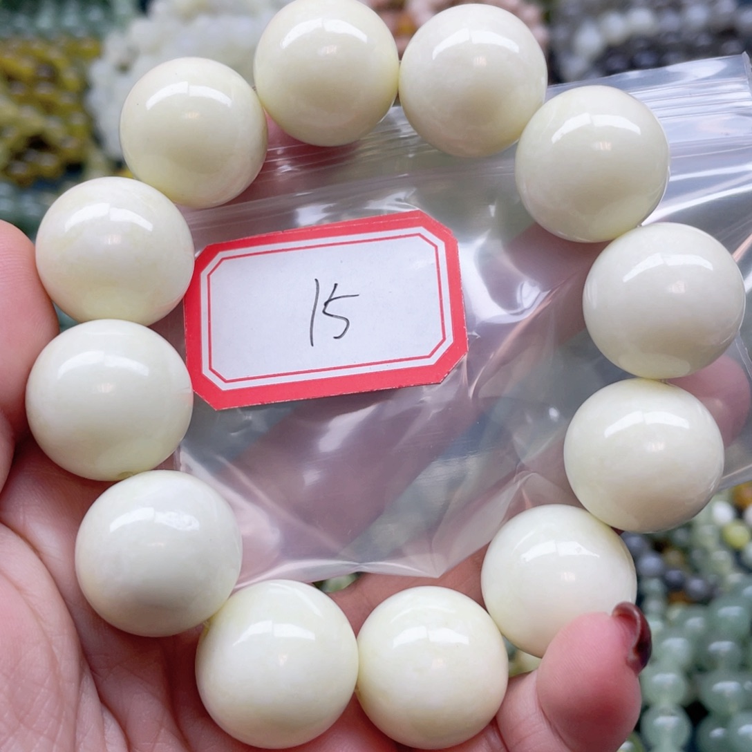 未镶嵌蛇纹石玉手串