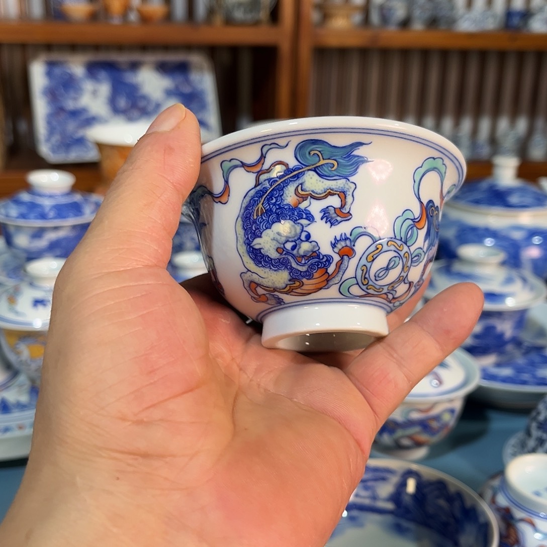 錡镇堂手工手绘杯