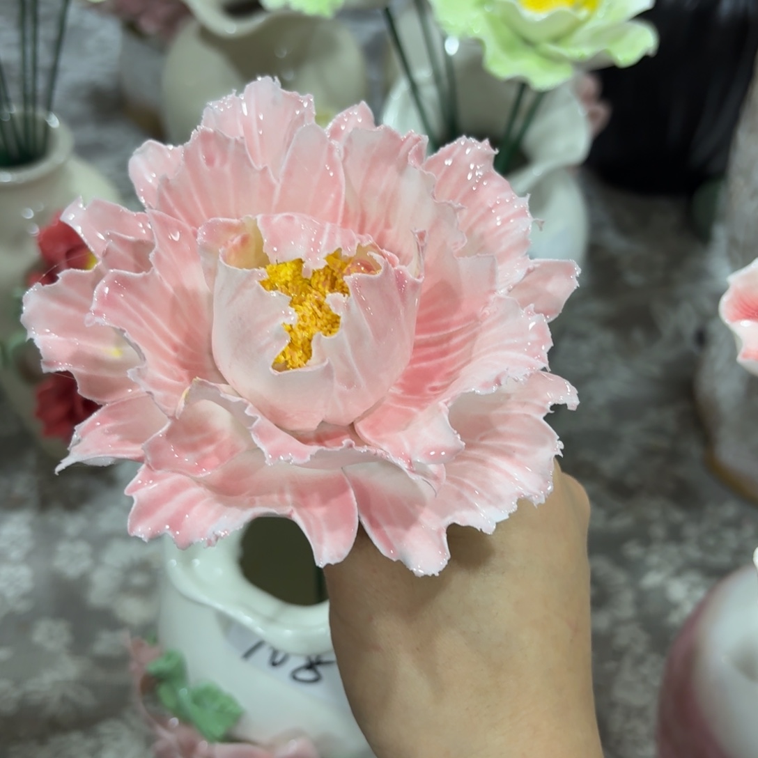 陶瓷花，20元发货， 退款拉黑