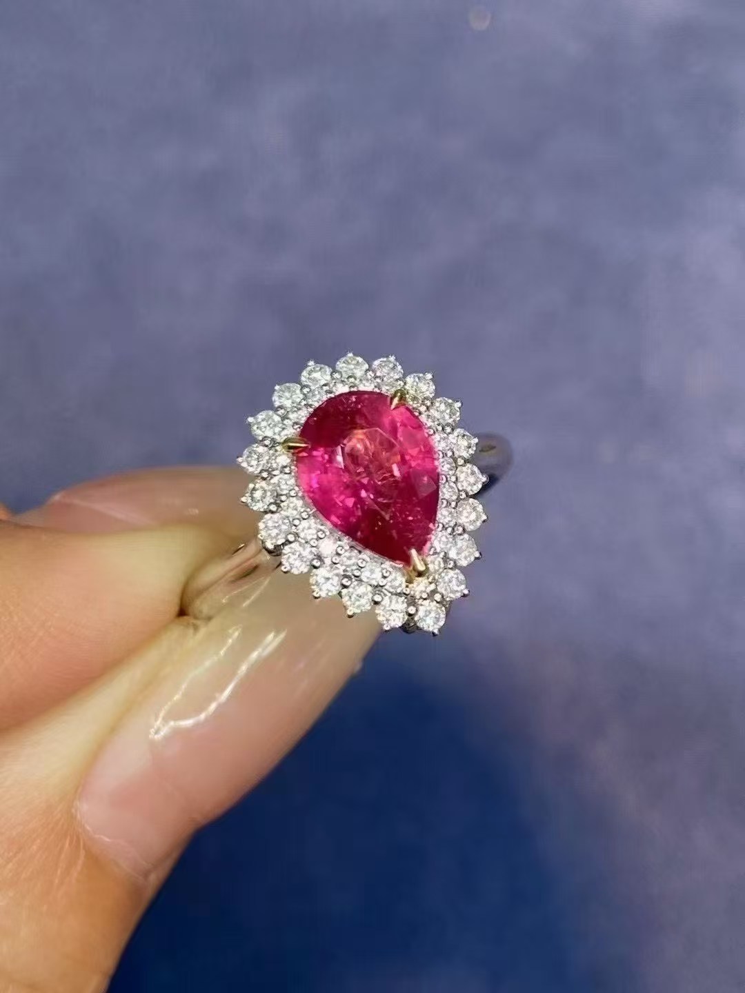 18K金红宝石戒指，主石：2.03克拉-sl378828