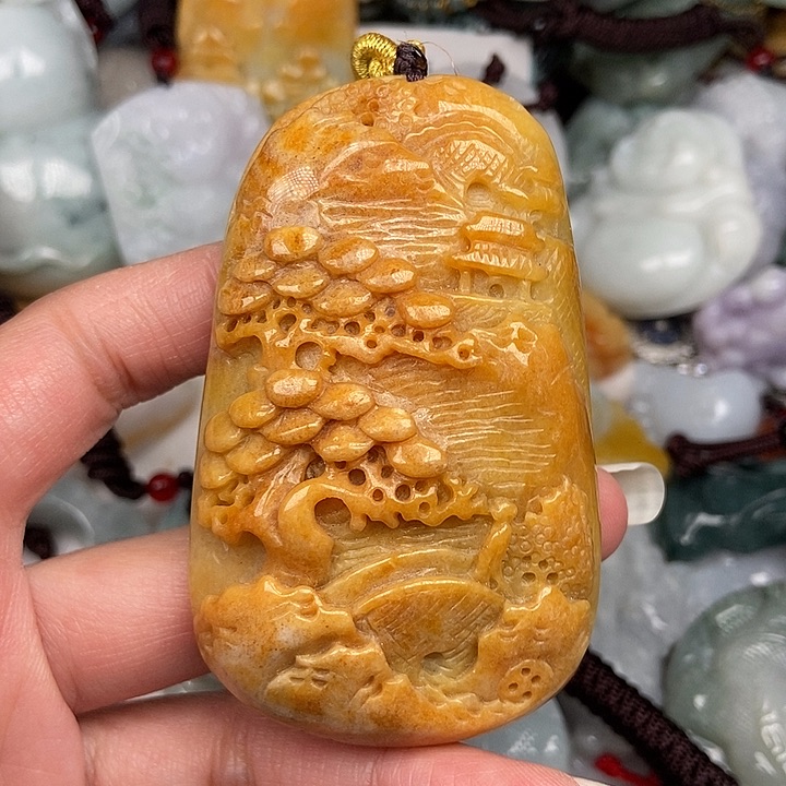 颈饰未镶嵌翡翠翡翠