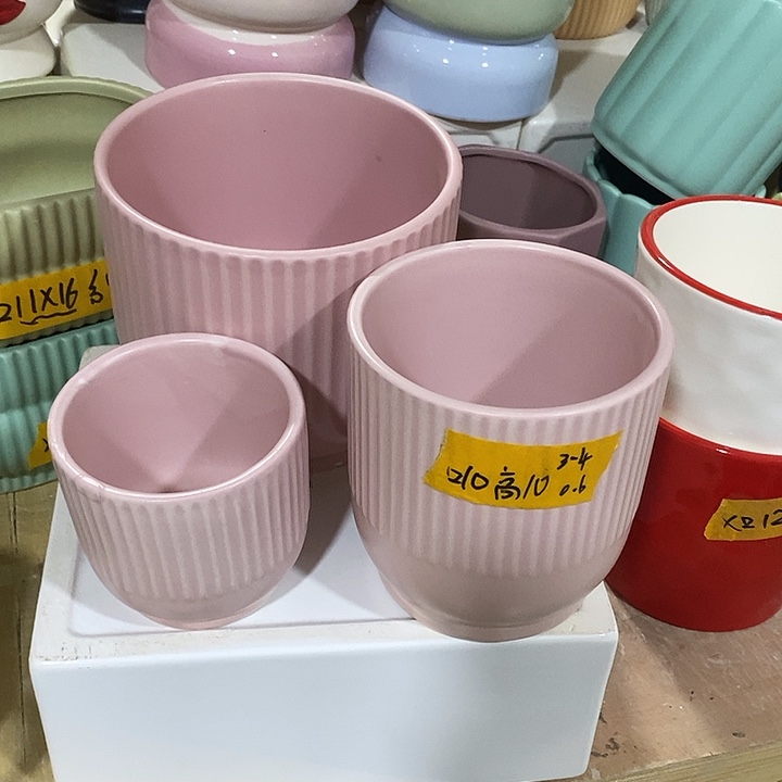 陶盆有孔 瑕疵针孔漏釉介意勿拍外口 外高