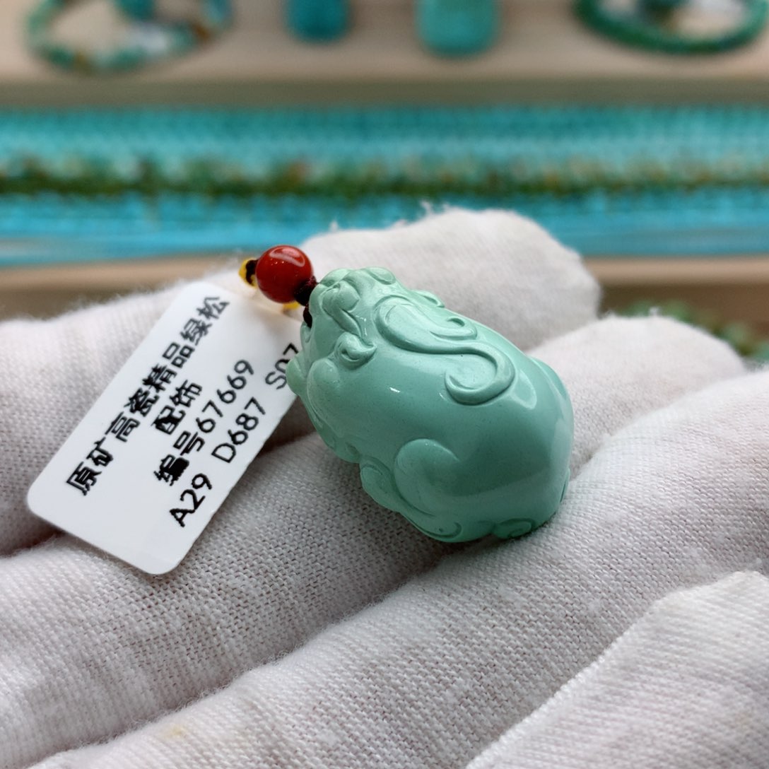 绿松石珠宝奇石未镶嵌