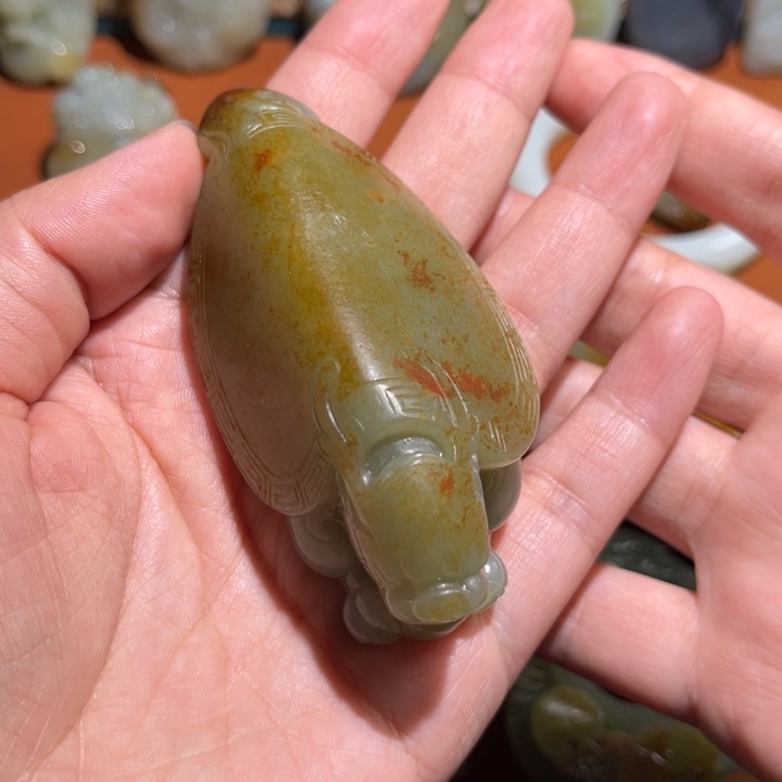 和田玉把件未镶嵌超****8