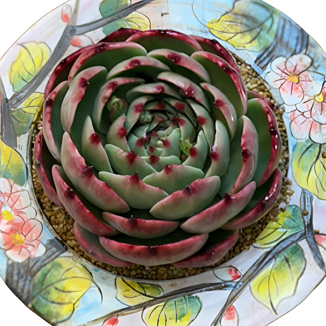 惊鸿仙子（脱土发货10cm）宽叶高颜值多肉植物新手好养