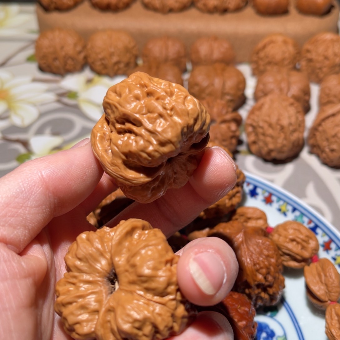 文玩核桃把件草*39蛤蟆头