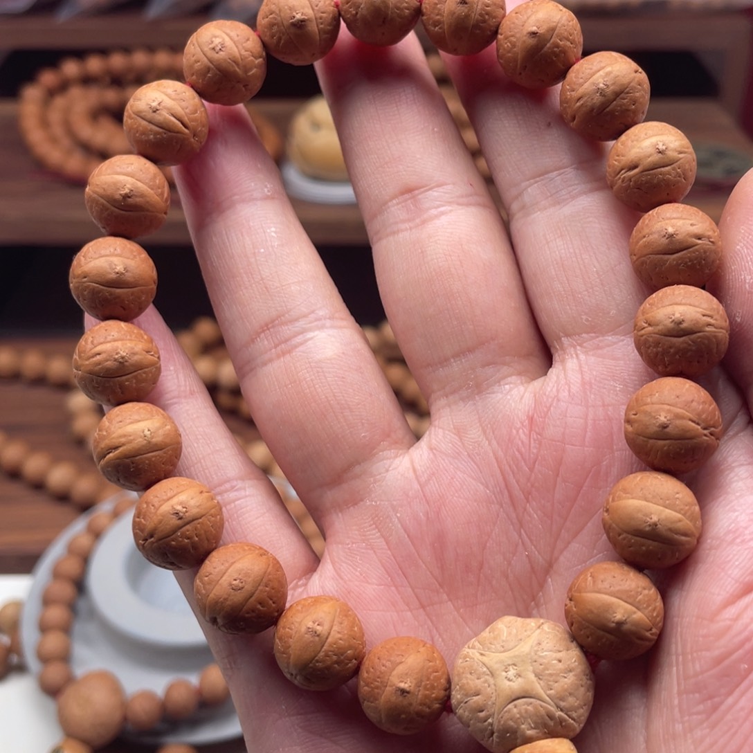 凤眼菩提手串尼泊尔蜜枣凤眼菩提