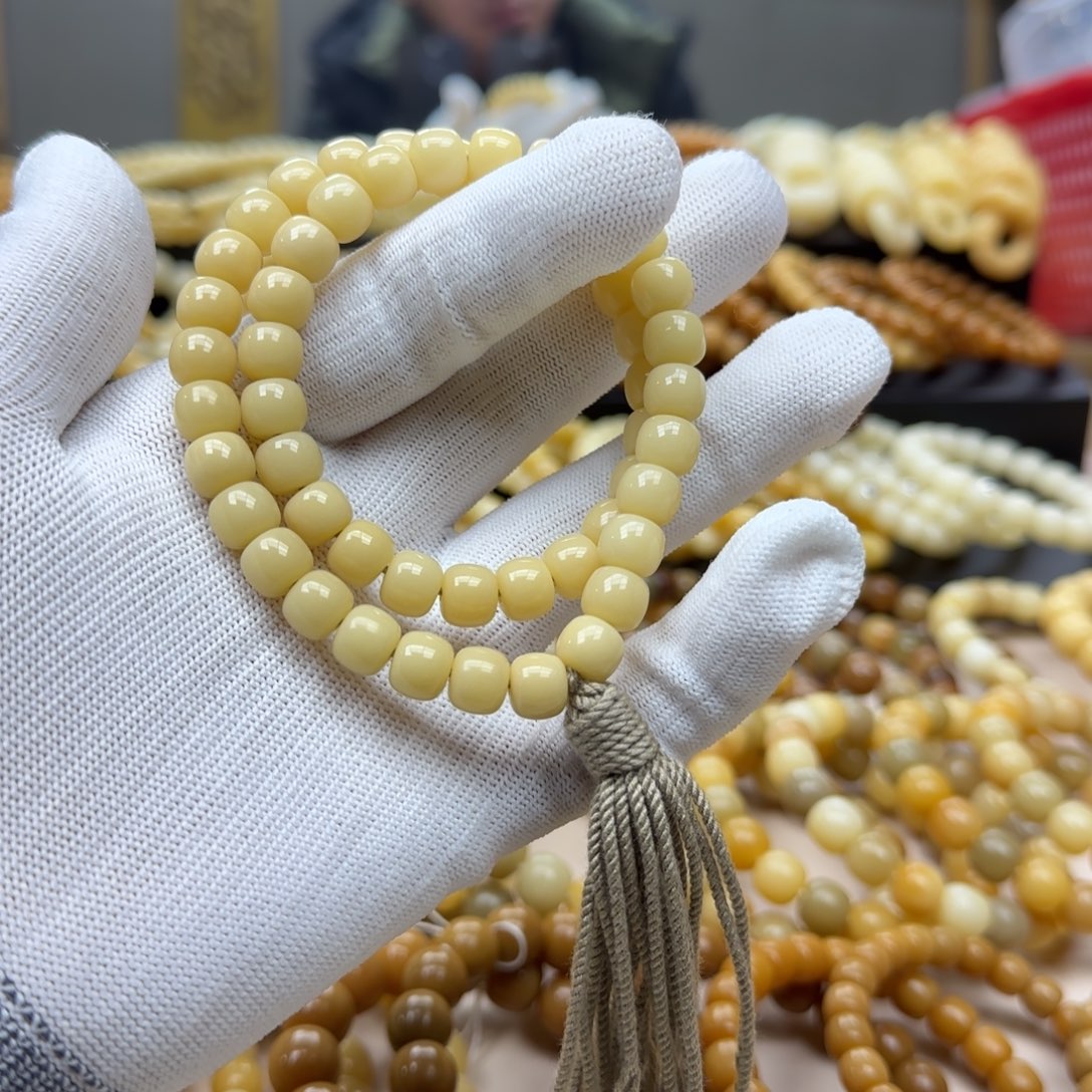 静***子菩提根/象牙果手串8.9 8年  精工 手持