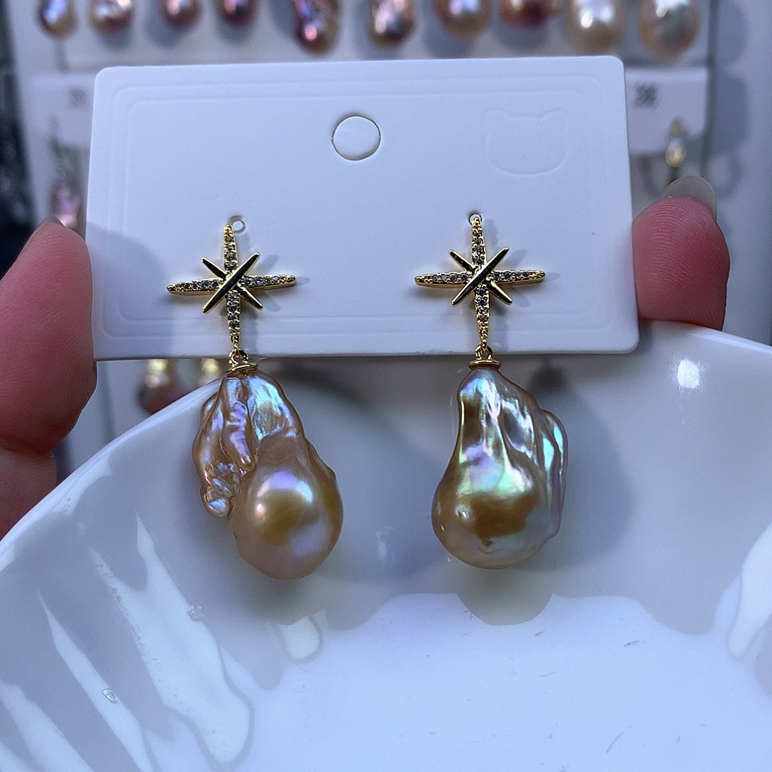 淡水珍珠合金耳饰福利3895