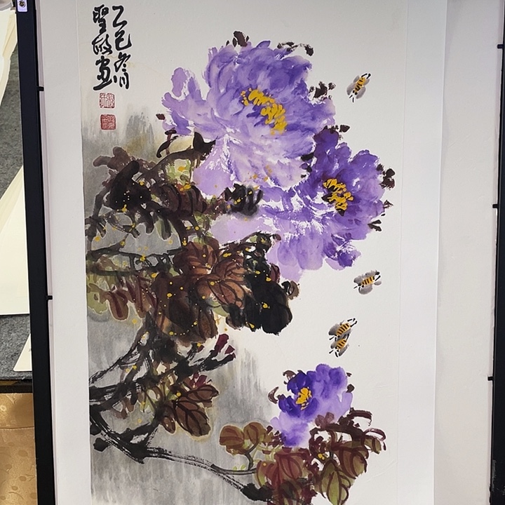 国画张圣敏先生纯手绘作品