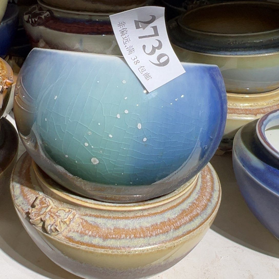 红陶口9高7 景德镇手工花盆