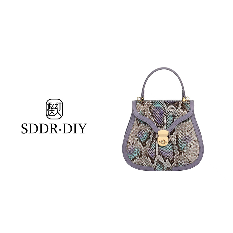 私订达人2025上新平替好物轻奢小众纯色纯手工女士斜挎包