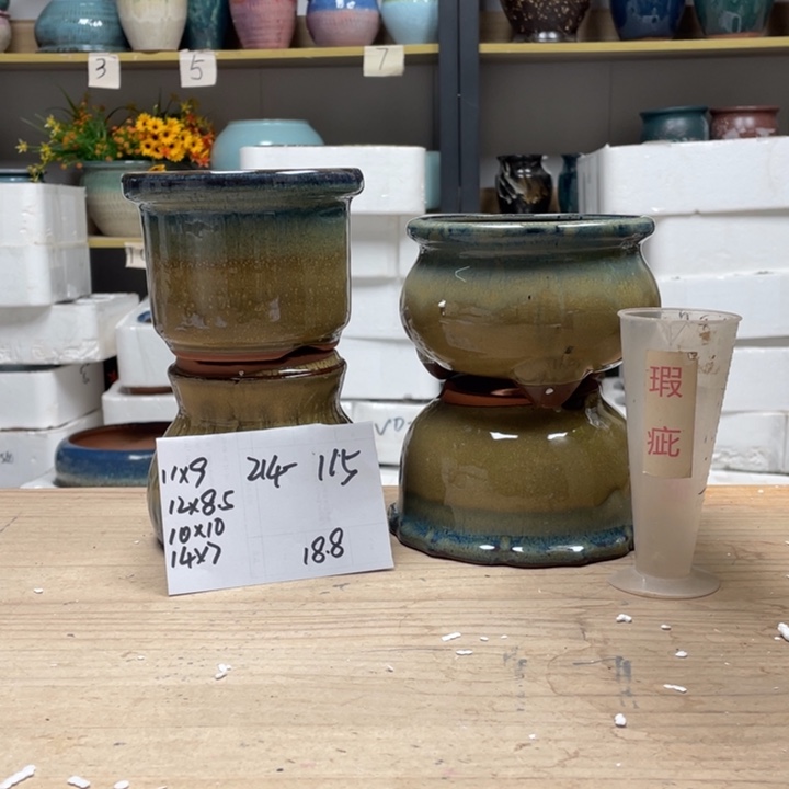 紫砂花盆多肉花盆微瑕115