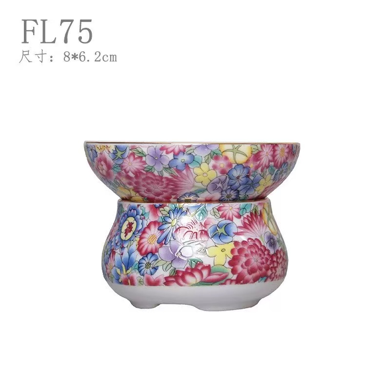 【闪购链接】E382-珐琅彩万花过滤套组