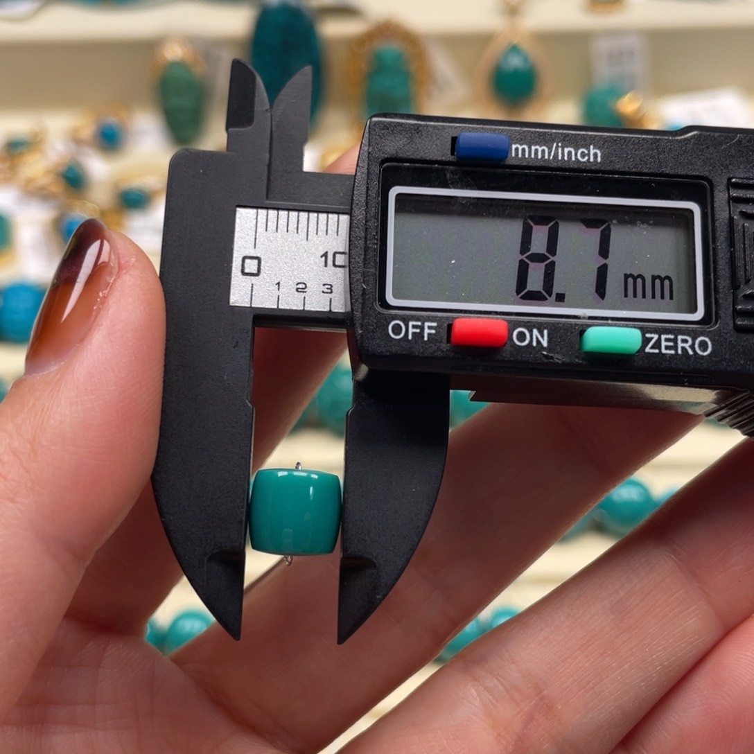 未镶嵌绿松石珠宝奇石直切