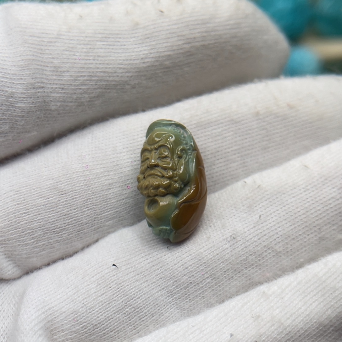 绿松石未镶嵌颈饰卡10-19