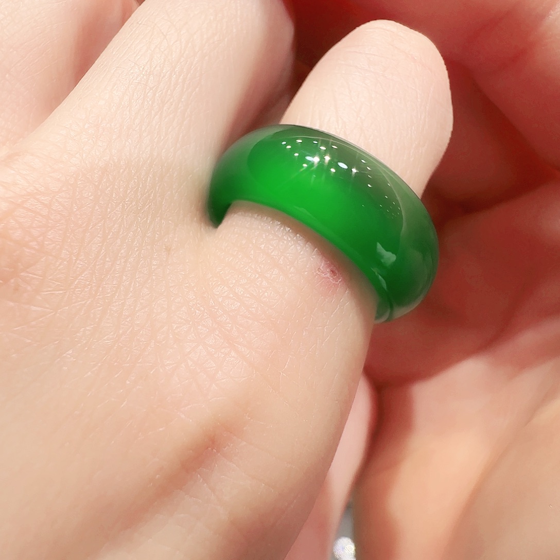 玛瑙/玉髓未镶嵌戒指