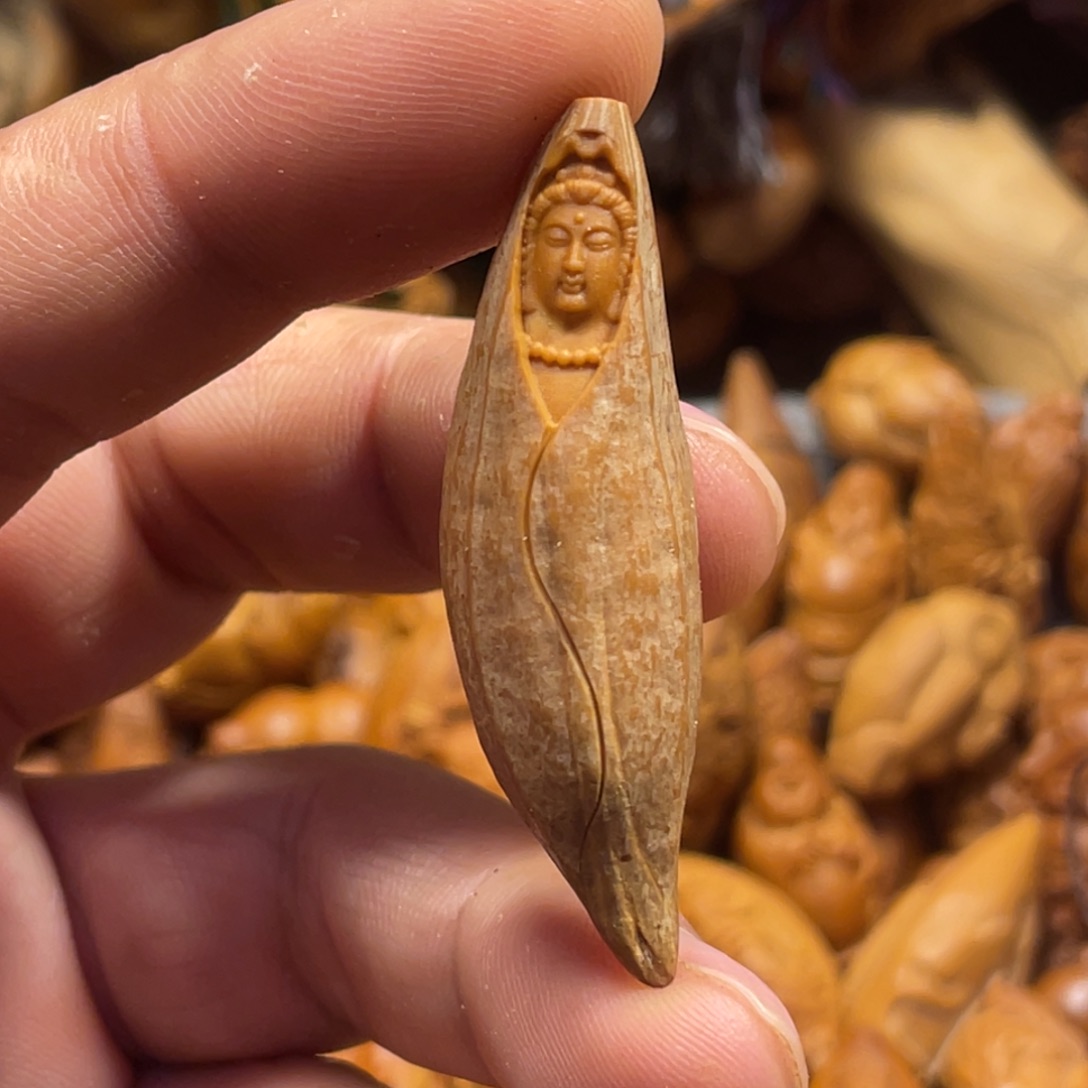 橄榄核手串/手链包衣观音189