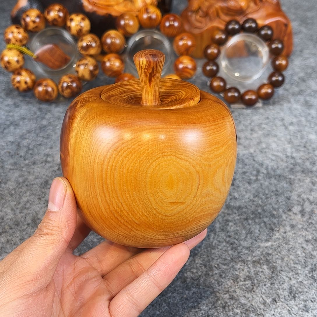 柏木（崖柏）精品茶叶罐