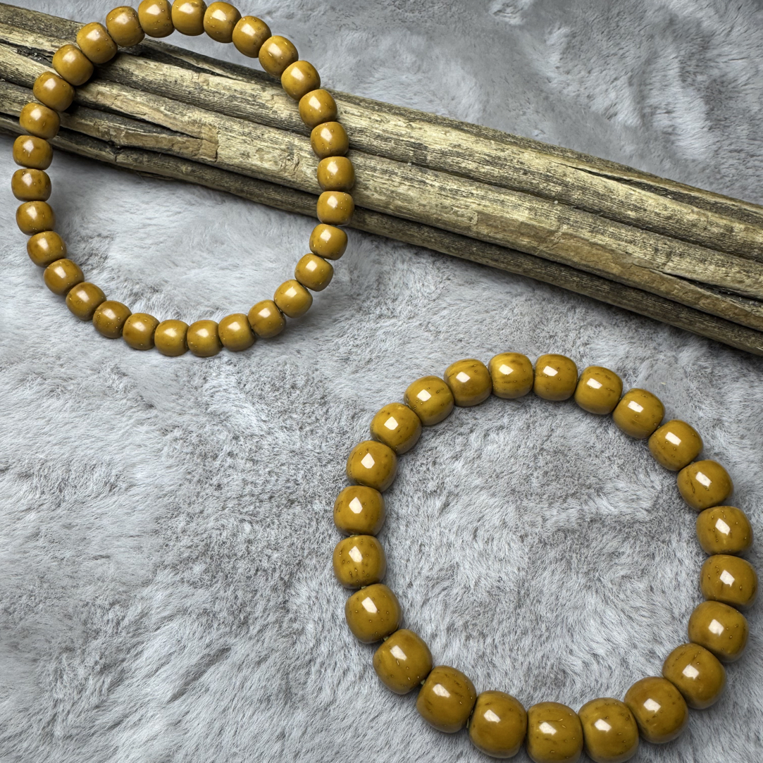 紫金鼠实心料天花板小尺寸老型手串文玩