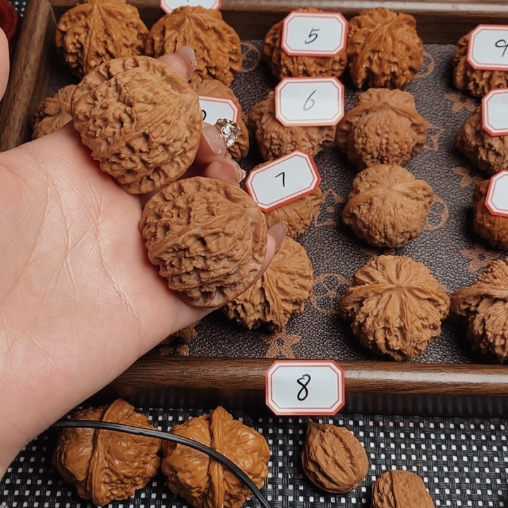 把件文玩核桃41角白全