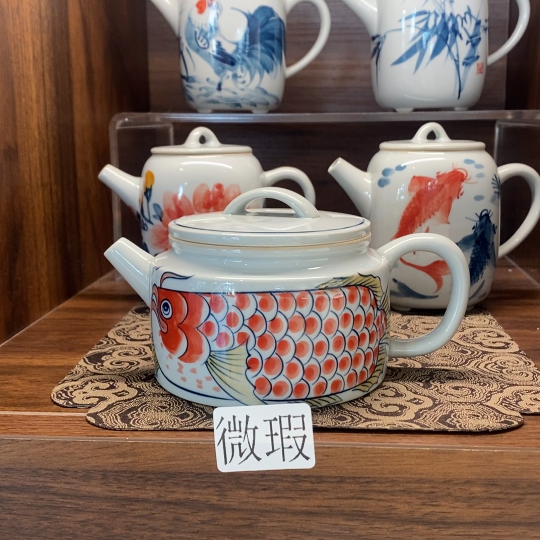 釉下彩手工绘制手工绘制