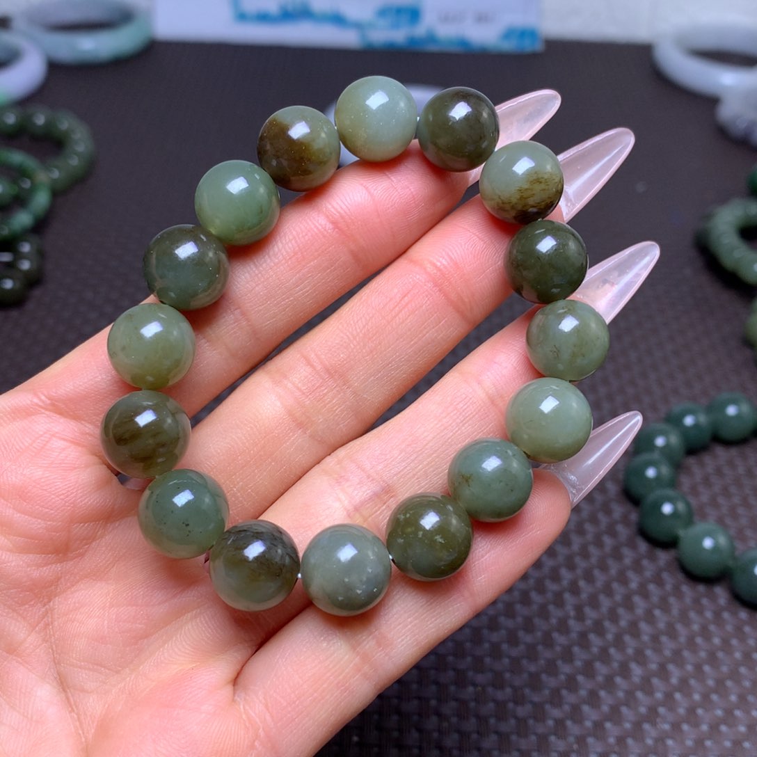 未镶嵌手串和田玉卡12